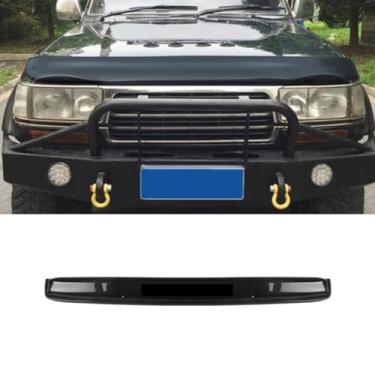 Imagem de Barreira de cascalho de carro barreiras de areia e pedra com luzes compatíveis com Land Cruiser LC80 4500 FJ80 Kit de carroceria acessórios para carro (preto)