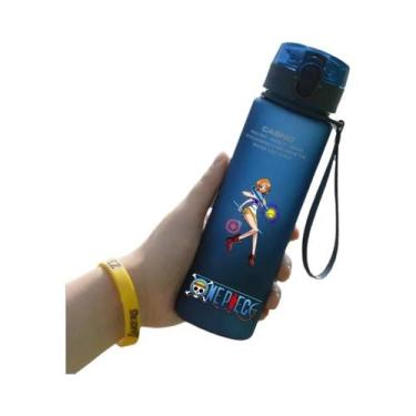 Imagem de Garrafa De Água Esportiva Portátil De Grande Capacidade Com Tampa Flip