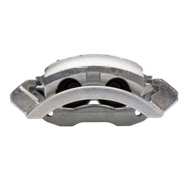 Imagem de R1 Concepts Pinça de freio dianteira esquerda prateada revestida de zinco CAL-40105| Serve para Dodge Ram 1500 2000-2001