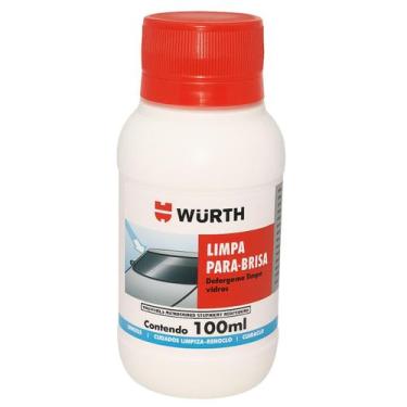Imagem de Limpa Para Brisas Wurth 100 ml Concentrado Detergente Vidros Carro
