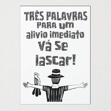 Imagem de Placa quadro decorativo Cordel Nordeste nordestino igreja Sertão vá te lascar