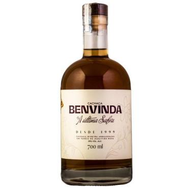 Imagem de Cachaça benvinda a úlitma safra jequitibá rosa 700ml, U, Unica
