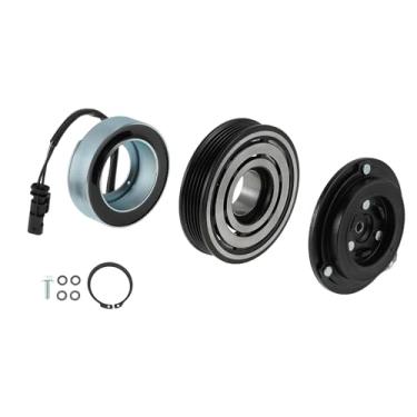 Imagem de Partuto Kit de embreagem de compressor de ar condicionado AC para Chevrolet Cruze 2012-2016 L4 1.4L para Chevrolet Cruze Limited 2016 para polia de embreagem CVC com rolamento nº 39067789/113346494