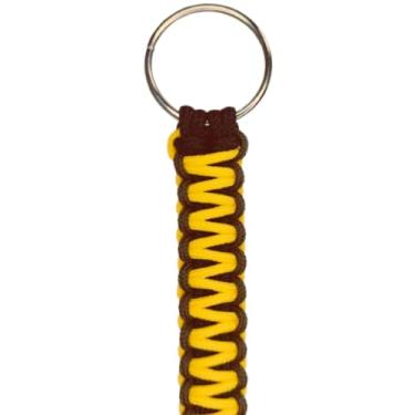 Imagem de Guia Unificada para Pitbull e raças de grande e médio porte. Fabricação própria em corda náutica(MARROM AMARELO)