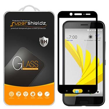 Imagem de Supershieldz (Pacote com 2) Película protetora de tela de vidro temperado HTC (10 EVO), cobertura total da tela, antiarranhões, sem bolhas (preto)