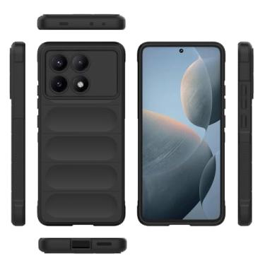 Imagem de Elubugod Capa compatível com Xiaomi Poco X6 Pro 5G, TPU para celular macio compatível com Xiaomi Redmi K70E 5G 2311DRK48C 2311DRK48G 2311DRK48I capa preta