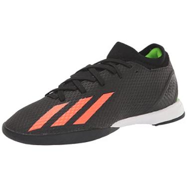 Imagem de adidas Tênis de futebol unissex adulto X Speedportal.3, Preto/vermelho solar/verde solar, 10.5 Women/11.5 Men
