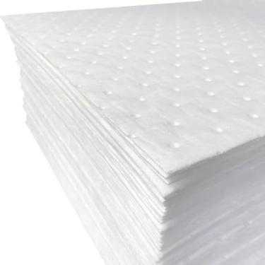 Imagem de Almofada Absorvente De Óleo Esteiras De Derramamento De Óleo Rolo, Óleo E Combustível Apenas Folhas De Esteiras Absorventes Para Oficinas Fábricas Garagens, White, 2mm-100 sheet