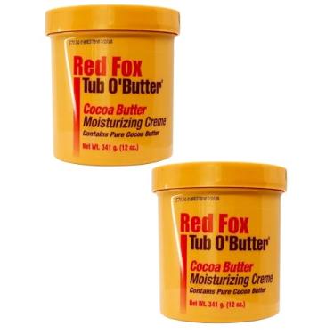 Imagem de Red Fox Tub O'Butter manteiga de cacau, creme hidratante, 400 ml (pacote com 2)