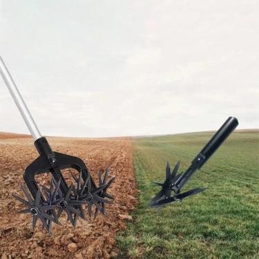 Imagem de Aerador De Jardim 2 Em 1, Escarificador De Solo, Cultivador Rotativo, 