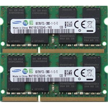 Imagem de Samsung Atualização de memória RAM DDR3 PC3 12800, 1600MHz, 204 PIN, SODIMM para Apple MacBook Pro 2012, iMac 2012 e Mac Mini 2011/2012 (kit de 16 GB (2 x 8 GB))