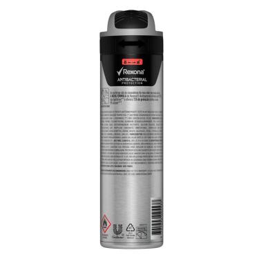 Imagem de Desodorante Aerosol Rexona Men Antibacterial 150ml