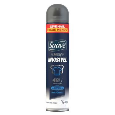 Imagem de Desodorante Aerosol Suave Invisível 48 Horas de Proteção 200ml