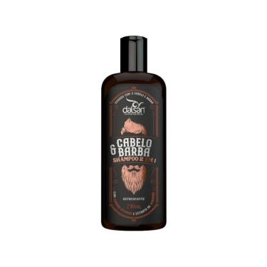 Imagem de Shampoo Masculino Dalsan 2 Em 1 Cabelo E Barba 240ml