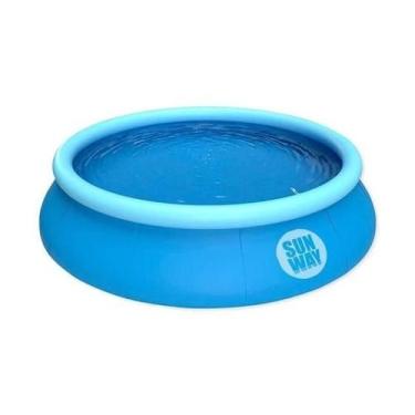 Imagem de Piscina Inflável 1000 Litros Redonda Azul Sun Way  PVC Reforçado - Sun
