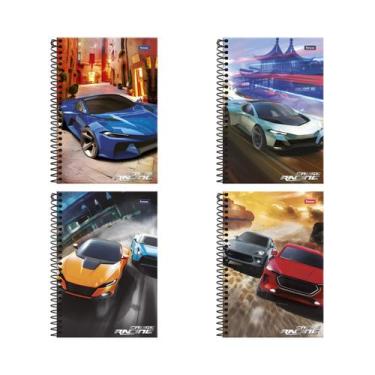 Imagem de Caderno Universitário Escolar Capa Dura 80F 1M Cross Racing - Foroni