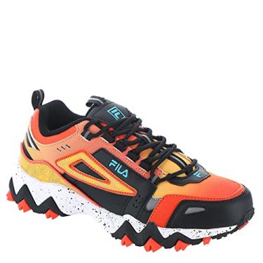 Imagem de Fila Tênis infantil unissex Oakmont Tr, Preto-vermelho-amarelo, 5.5 Big Kid