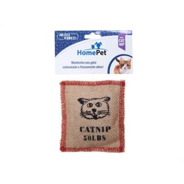 Imagem de Brinquedo P/ Gatos Intuitivo Saquinho c/ cat nip 10x10cm - HOME PET