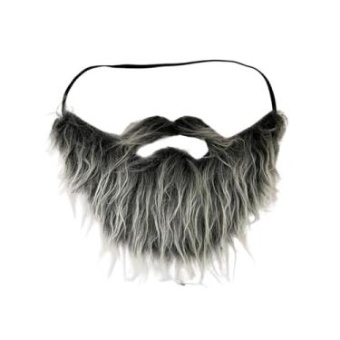 Imagem de Deevoka Acessórios de fantasia realistas com barba falsa para lembrancinhas de festa de máscaras festivas