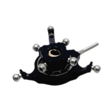 Imagem de YIJU RC Helicóptero Swashplate Aeronave Parte de reposição Fácil instalação DIY Reparando a placa, Atualizar parte para Wltoys RC Helicopter, Preto