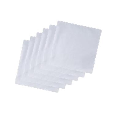 Imagem de YIJU 6x Lenços Brancos para Homens e Mulheres Lenço Clássico Branco para Terno