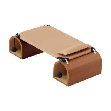 Imagem de WeiLaiKeQi Cama Elevada para Gatos, Espreguiçadeira, Estável, com Travesseiro, Antiderrapante, Rede Portátil para Gatos, Berço para Animais de Estimação, para Qu, CafÉ