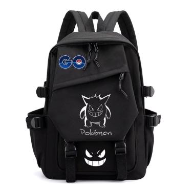 Imagem de Mochila Sanmu Ghost Fashion com estampa digital em couro PU