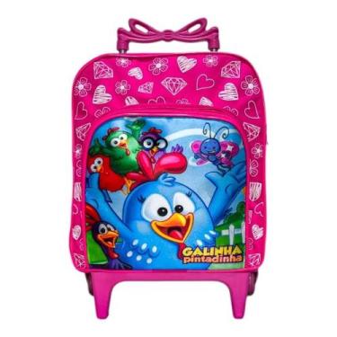 Imagem de mochila escolar creche infantil personagem galinha pintadinha - LOBETR