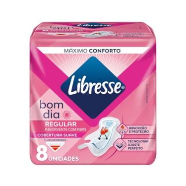 Imagem de Libresse, Absorvente Regular Bom dia 8 unidades