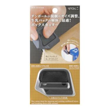 Imagem de Midori Cortador de caixa, lâmina de cerâmica resistente à ferrugem, ferramenta de transporte diário para abrir, cortar, redimensionar e quebrar caixas de leite ou suco, preto (35605006)