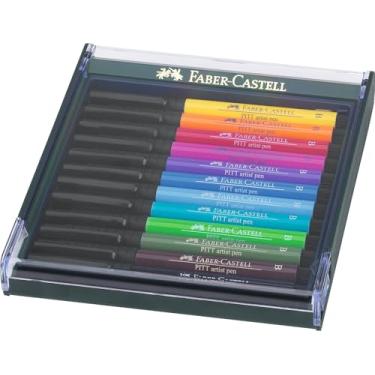 Imagem de A&G EST. C. ART. PITT PINCEL 12 C. INT., Faber-Castell, 267421, Multicor, 12 cores