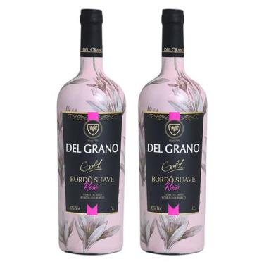 Imagem de Vinho Bordô Suave Rosé Del Grano Gold 1L - Serra Gaúcha