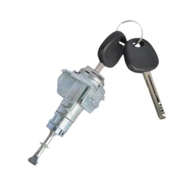 Imagem de JicSuXi Cilindro de fechadura de porta com 2 chaves 819702TA00 Interruptor de cilindro de fechadura de ignição para K5 Sturdy High Performance Supplies