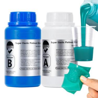 Imagem de Kit de fabricação de moldes BBDINO Silicone Super Elastic 625mL Jade G