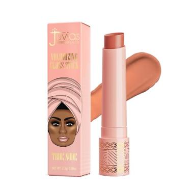 Imagem de Juvia's Place Bastões de brilho volumizantes True Nude - Lábios brilhantes e luxuosos com hidratação Nourshing, volumoso, protetor labial volumoso, brilho labial hidratante