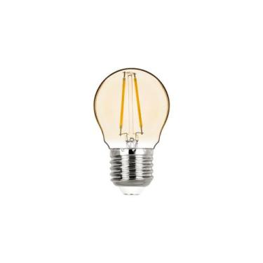 Imagem de Lâmpada Led Stella Filamento Vintage Mini Bulbo 2W E27 Bivolt