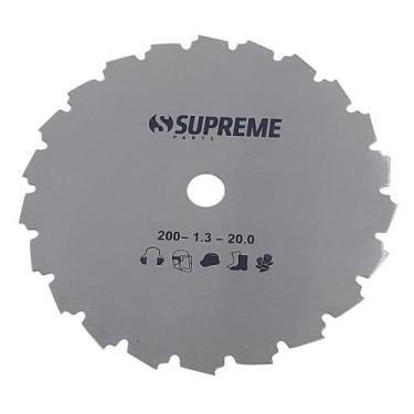Imagem de Serra Lamina Circular Roçadeira 22 Dentes 200mm Furo 20mm - SUPREME PA