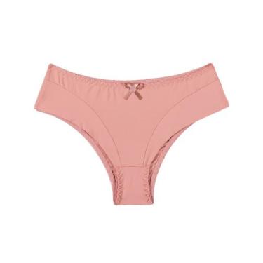 Imagem de Calcinhas 100% algodao com tecido duplo kit com 3pecas mylla lingerie 