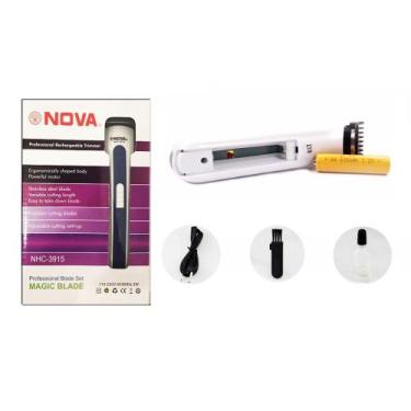 Imagem de Aparador Barbeador Elétrico Nhc 3915 Azul - NOVA