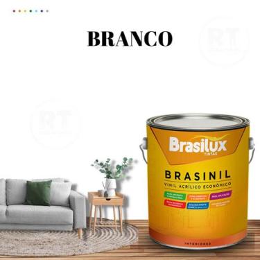 Imagem de Tinta Parede Azul Acinzentado Acrílica Brasinil 3,2l - BRASILUX, BRANC