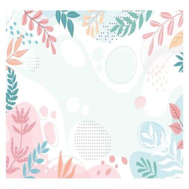 Imagem de Papel de Parede Adesivo Infantil Abstrato Bebe Quarto - 532pcp - Allod