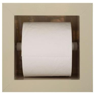 Imagem de Porta Papel Higiênico/Papeleira Em Porcelanato Polido (Bege) - Oeste H