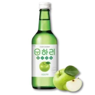 Imagem de Soju Tradicional Coreano Maçã Verde Chum Churum 360ml