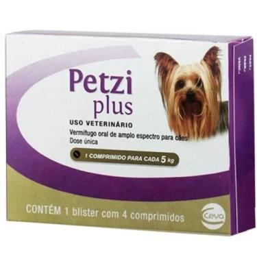 Imagem de Petzi Plus 5 Kg 400 Mg 4 Comprimidos - Ceva