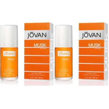 Imagem de Perfume Jovan Musk para homens Eau de Cologne 90 ml (pacote com 2)
