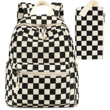 Imagem de Mochila LEDAOU Mini mochila em veludo cotelê para mulheres