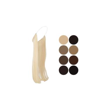 Imagem de Aplique de Cabelo Preto - Secret Extensions - Polishop | CASTANHO CLARO