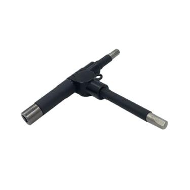 Imagem de TUOREN Martelo de tambor multifuncional compatível com chave de pedais de bateria Iron Cobra Speed Cobra, chave hexagonal de 5,5 mm de comprimentos diferentes