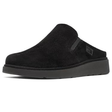 Imagem de FitFlop Mules femininas de camurça elástica Gen-ff, Preto, 37