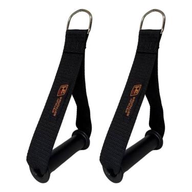 Imagem de 2X Puxador De Mão Alça Para Cross Over Pilates Remada Academ